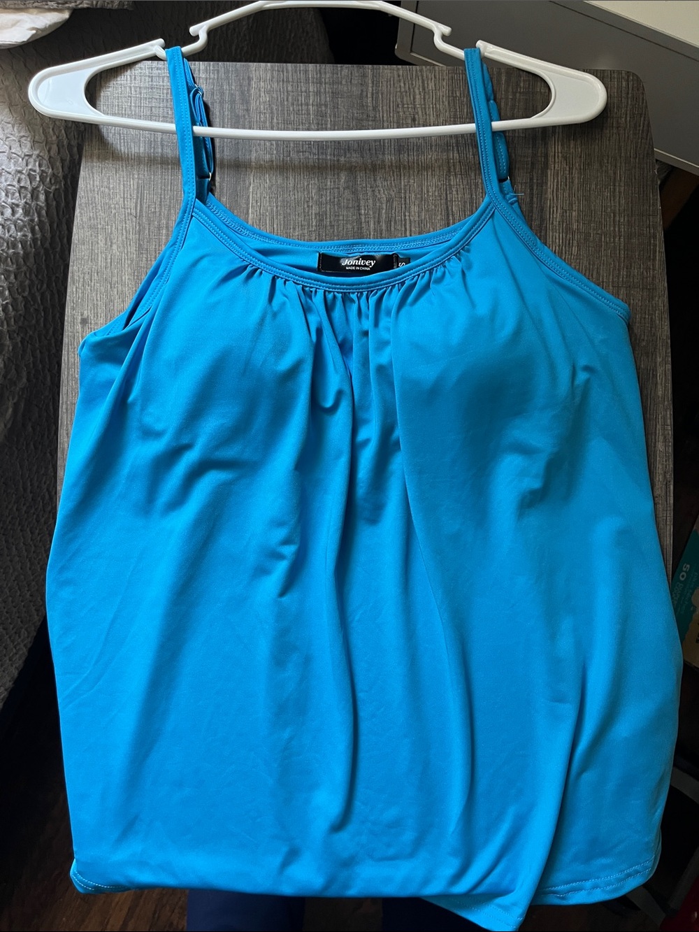 Woman’s Light Blue Tankini Top